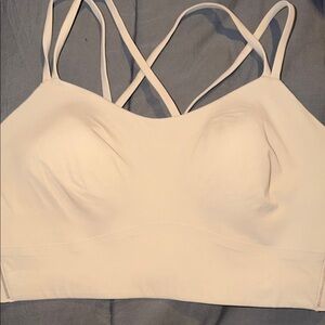Lululemon Athletica Cream Strappy Bra